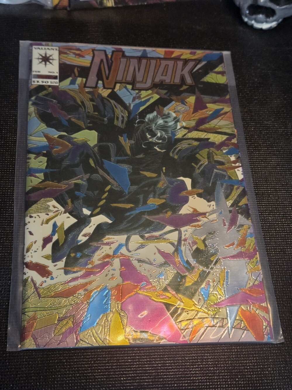 Ninjak #1 Valiant Comics 1994 Joe Quesada Chrome Cover